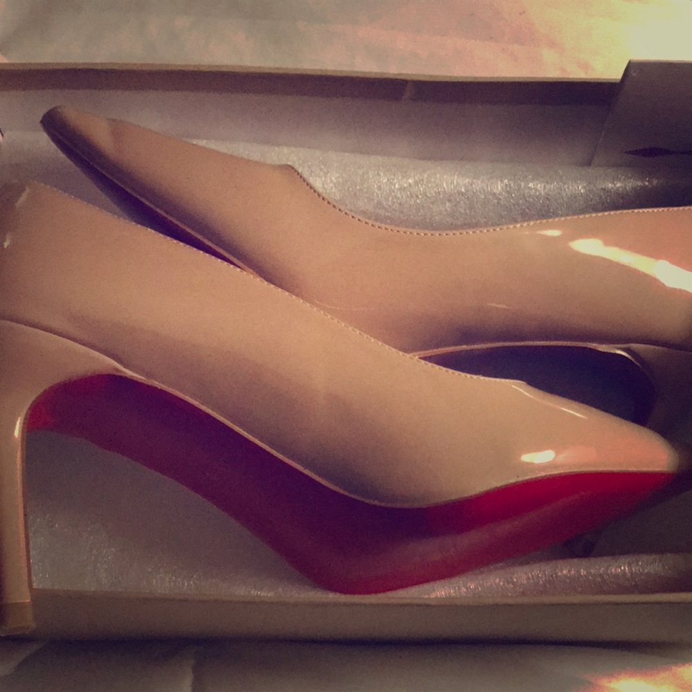 Red bottoms worn once too tight